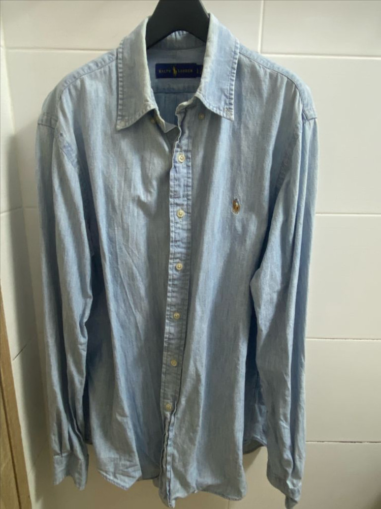 남성 폴로 데님 라지 청셔츠 랄프로렌 청남방 Polo Ralph Lauren--0