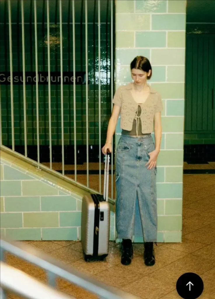 Raive 데님스커트--1