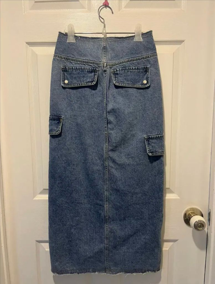 Raive 데님스커트--4