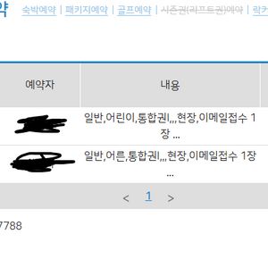 무주 시즌권 통합1 대인 및 소인 양도 이미지