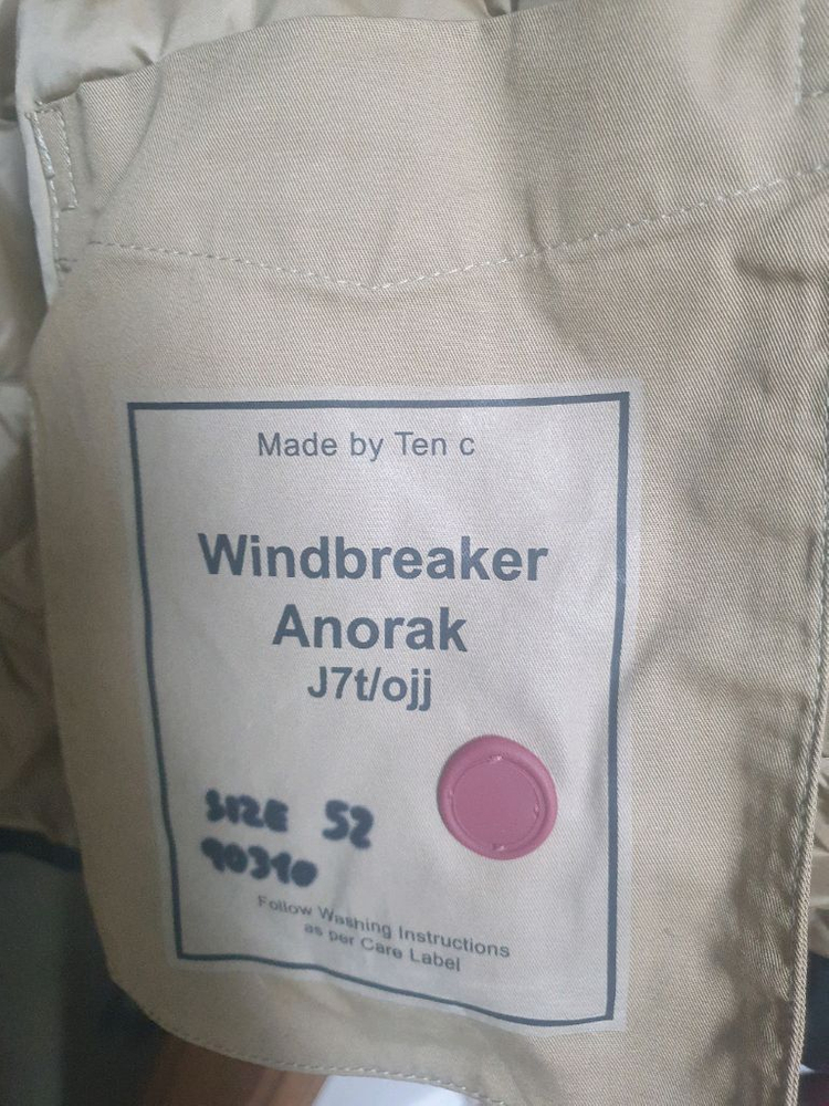 텐씨 원드브레이커 아노락 OJJ 패딩 자켓 블랙 이미지