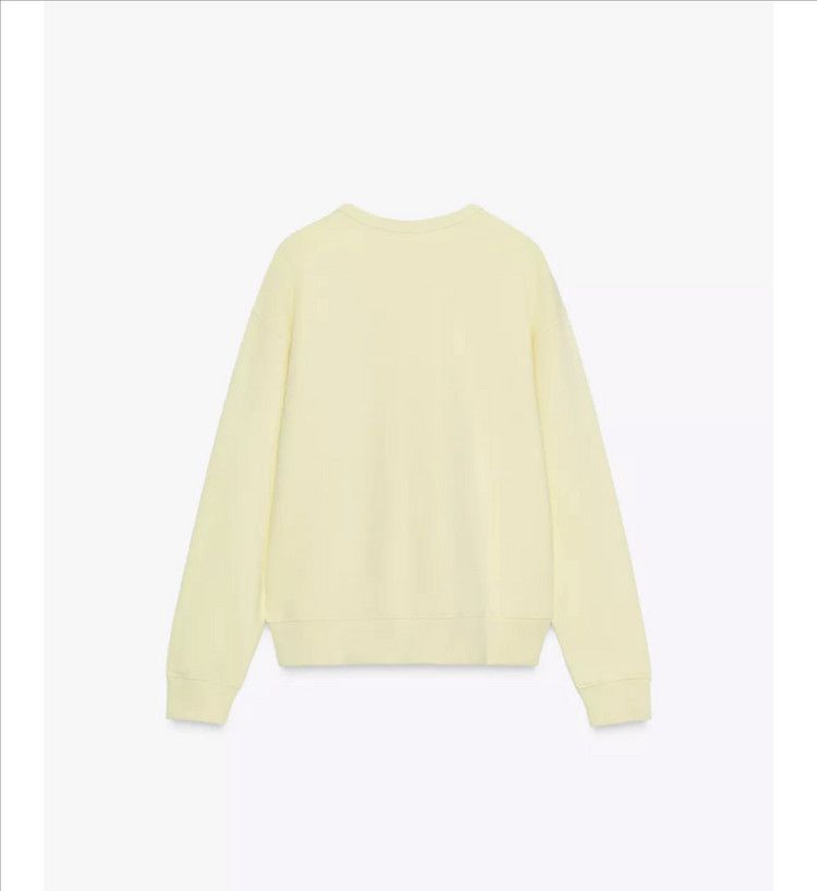 새상품) 자라 m 노랑 스웨트셔츠 맨투맨 코스 마시모두띠 한섬 비이커 랑방 구호 타임 닥스 빈폴 가니 스타일--2
