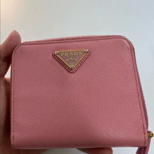 프라다 사피아노 반지갑 핑크