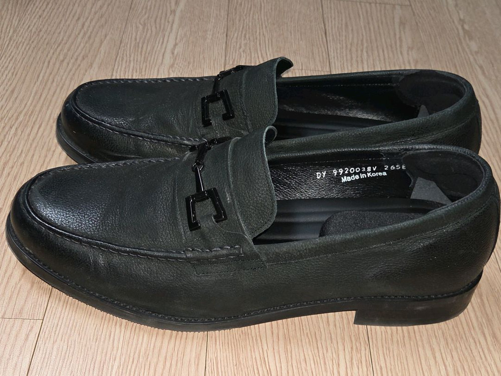 탠디 검정색 무광 남성 로퍼 265--1