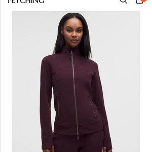 룰루레몬 디파인 트랙 자켓 루온 사이즈 6