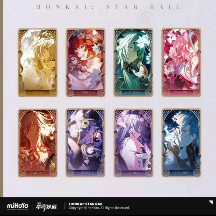 공식 미개봉 붕괴스타레일 파이논 아낙사앰포리어스카드포카마이데이카스토리스히아킨사이퍼아글라이아등황단항케리드라삼칠트리비--1