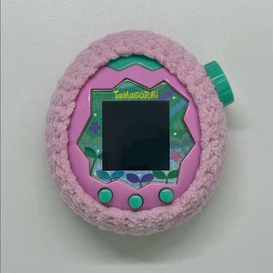 다마고치 파라다이스 뜨개 커버 케이스 핑크 퍼플 소라