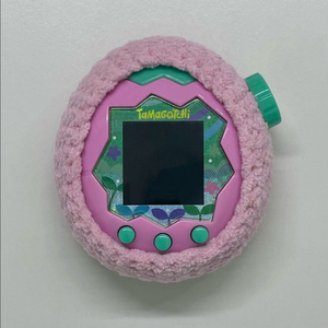 다마고치 파라다이스 뜨개 커버 케이스 핑크 퍼플 소라