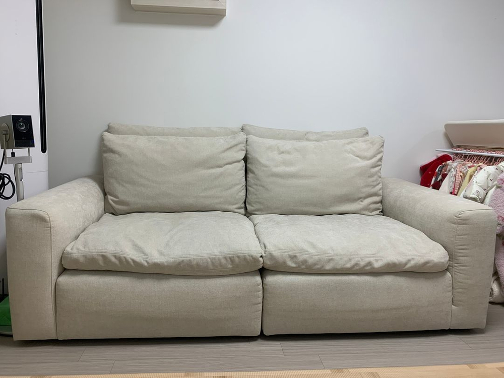 한샘 포네플러스 패브릭소파 3인--1