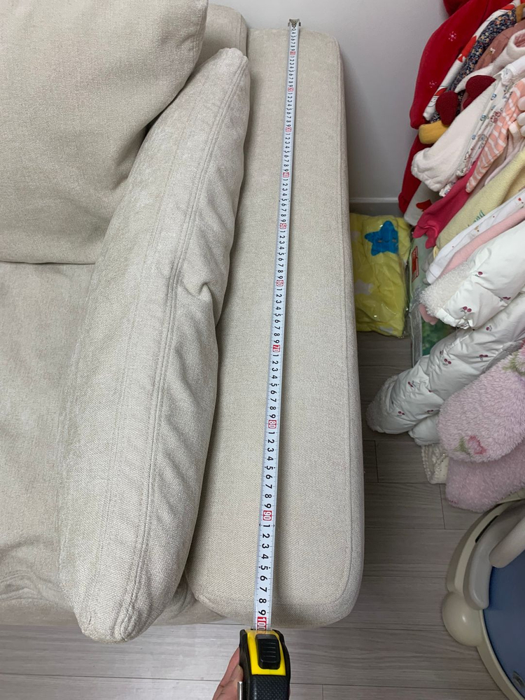 한샘 포네플러스 패브릭소파 3인--4