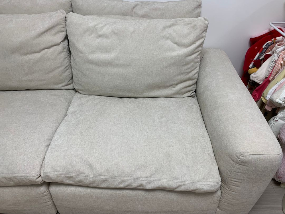 한샘 포네플러스 패브릭소파 3인--2