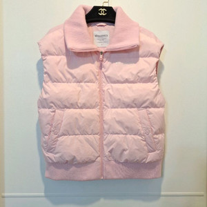 디스커버리 여성 핑크 구스 패딩조끼 이미지