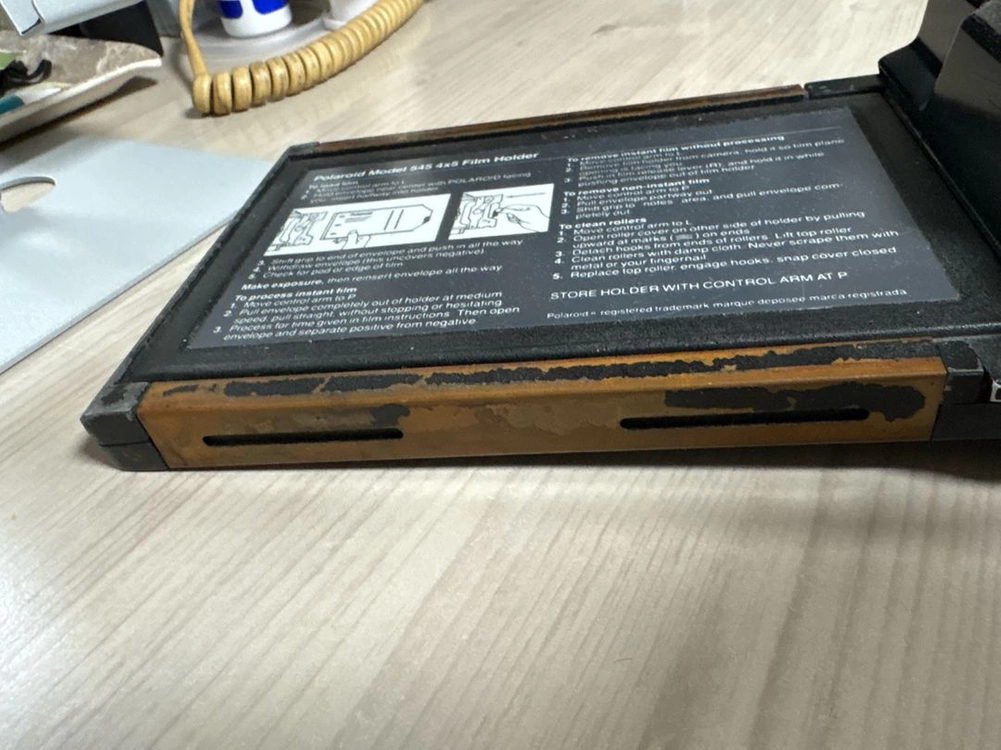 4x5대형폴라로이드백 폴라로이드 545 4x5 홀더 이미지