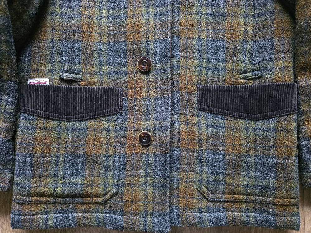 커스텀멜로우 해리스트위드 퀼팅 자켓 새제품 팝니다--3