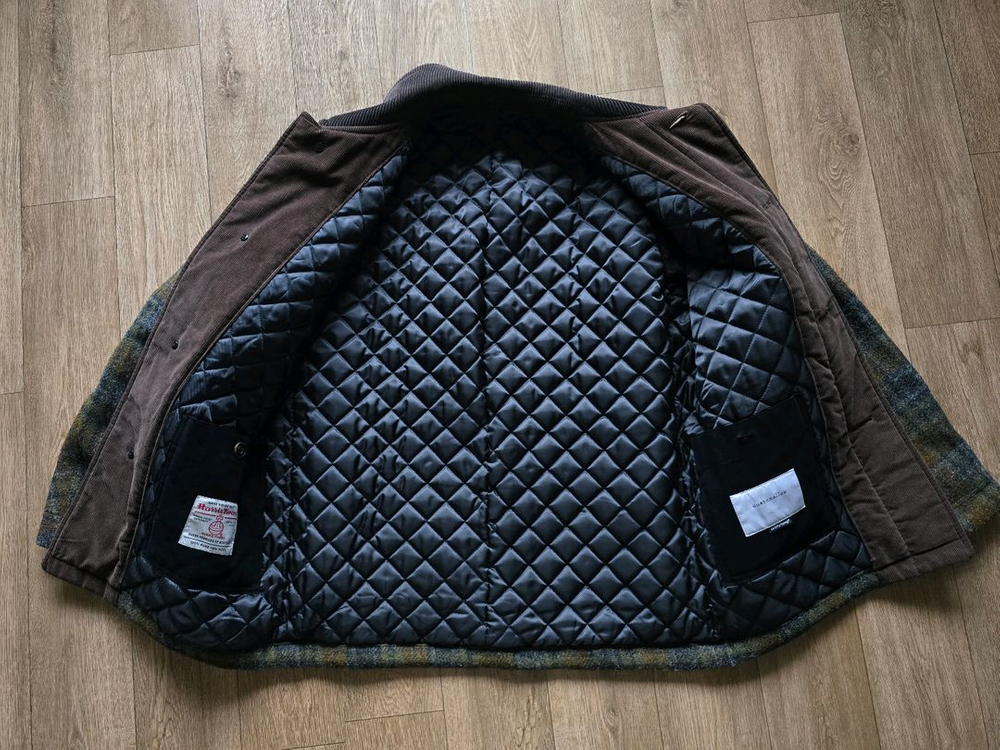 커스텀멜로우 해리스트위드 퀼팅 자켓 새제품 팝니다--4