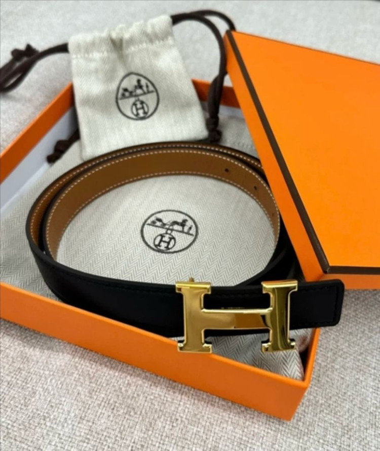 에르메스 미니 콘스탄스 벨트 24mm 새상품 . 75사이즈--3