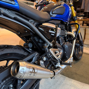 트라이엄프 스피드400 스크램블러 400x용 에로우 arrow 슬립온 머플러 이미지