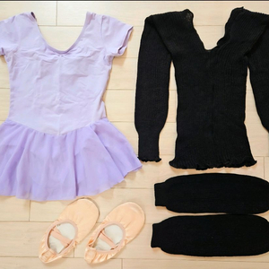 발레복15호(니트워머세트, 발레슈즈 포함)