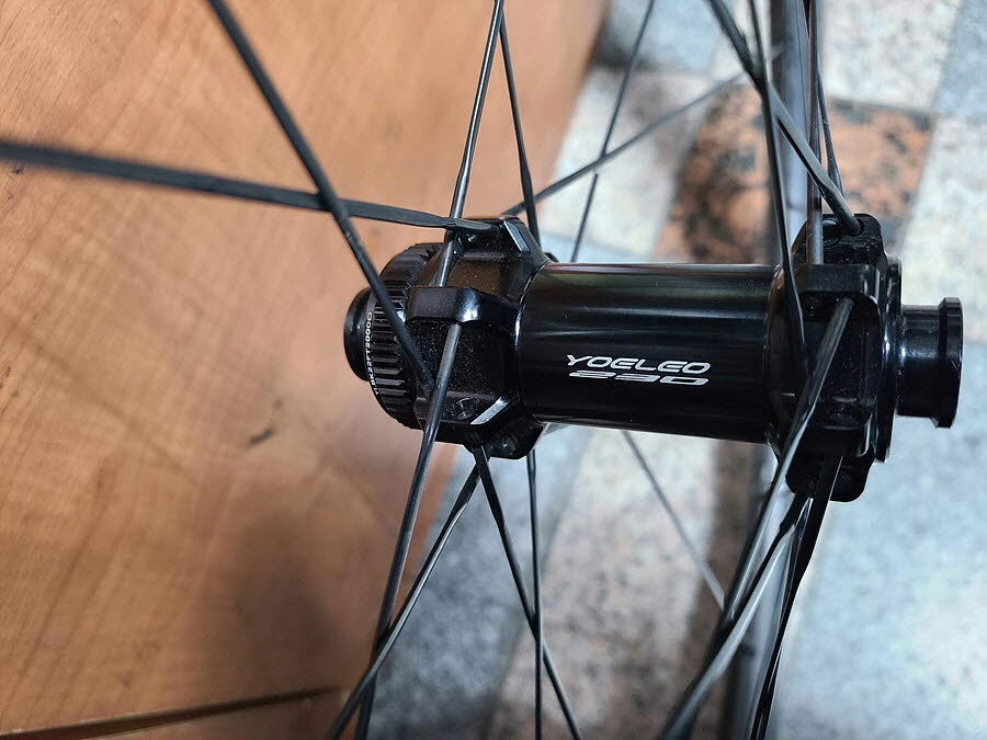 요엘리오 230 SAT 50/60 클린처/튜블리스 디스크 카본 휠셋--5