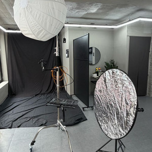 촬영 조명 스탠드 세트+반사판