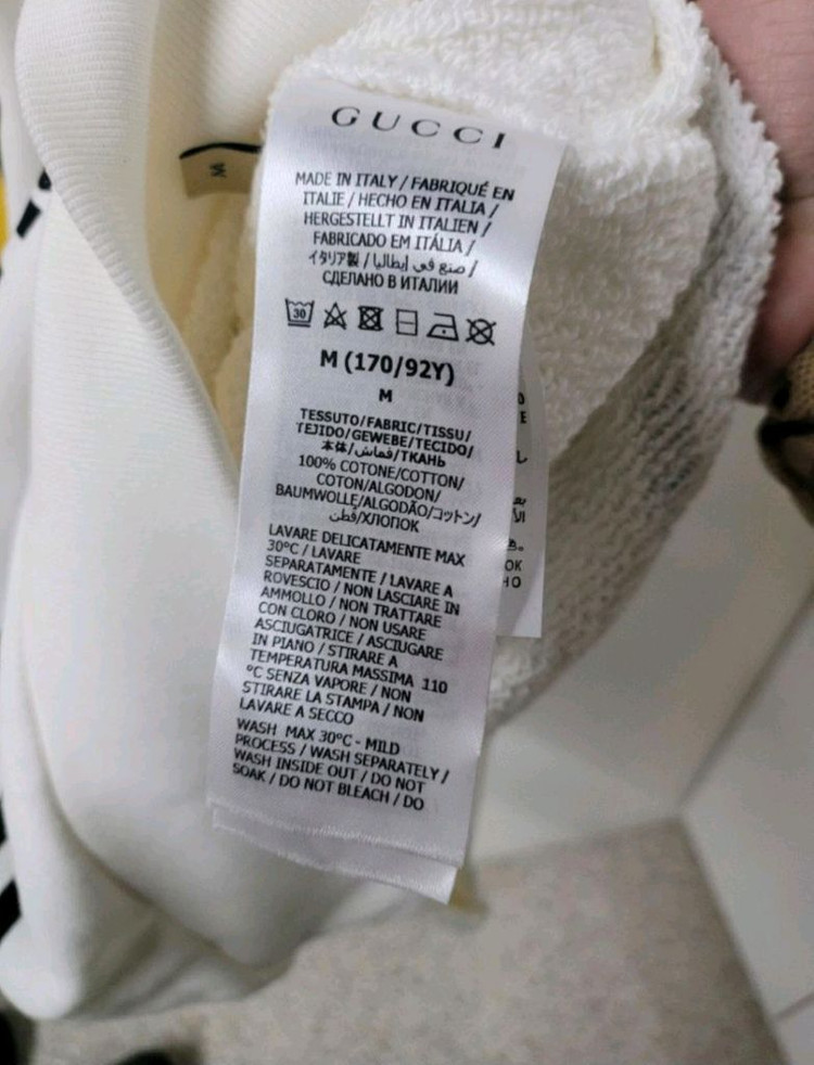 구찌 아디다스 코튼 후드 스웨트 셔츠 팝니다--3