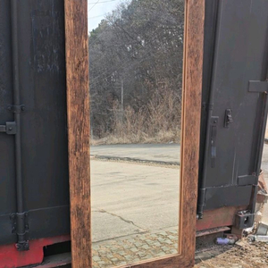 고재 원목 프레임 전신거울