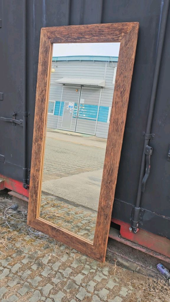 고재 원목 프레임 전신거울--5