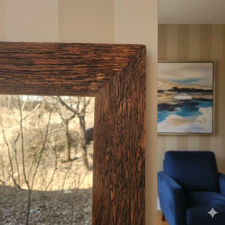 고재 원목 프레임 전신거울--8