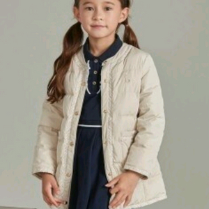 헤지스키즈 에센셜 여아 경량 다운 패딩점퍼(145)