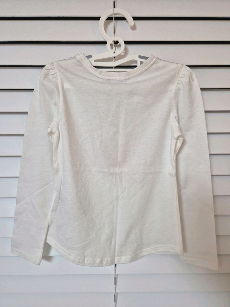 새상품)버버리 키즈 화이트 긴팔 티셔츠(6y)--2