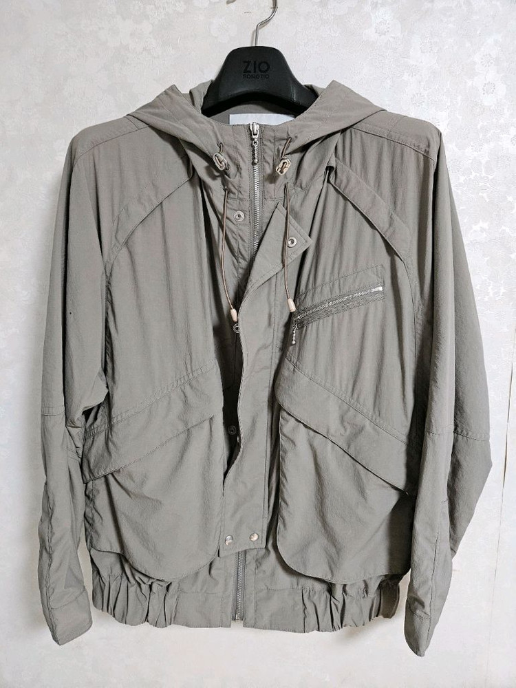 [M, 95] 지오송지오 오버핏 윈드브레이커 야상 바람막이 베이지--1