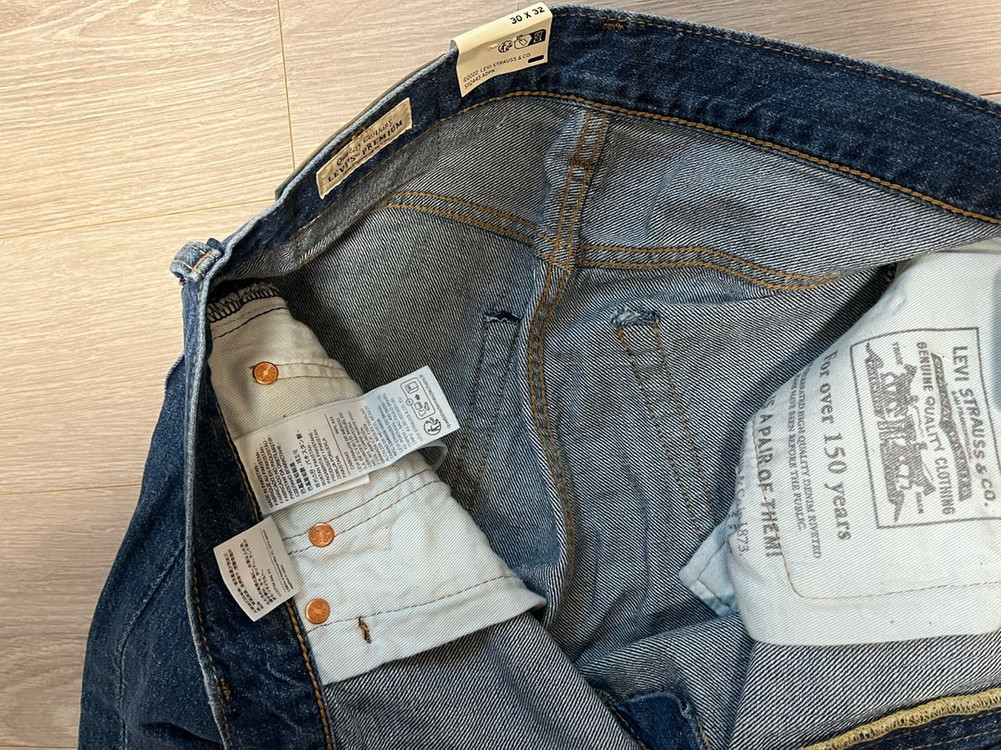(새상품) 리바이스 568 루즈 스트레이트 데님 프리미엄 라인 청바지 이미지