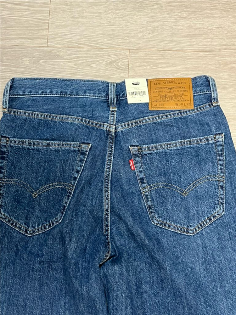 (새상품) 리바이스 568 루즈 스트레이트 데님 프리미엄 라인 청바지 이미지