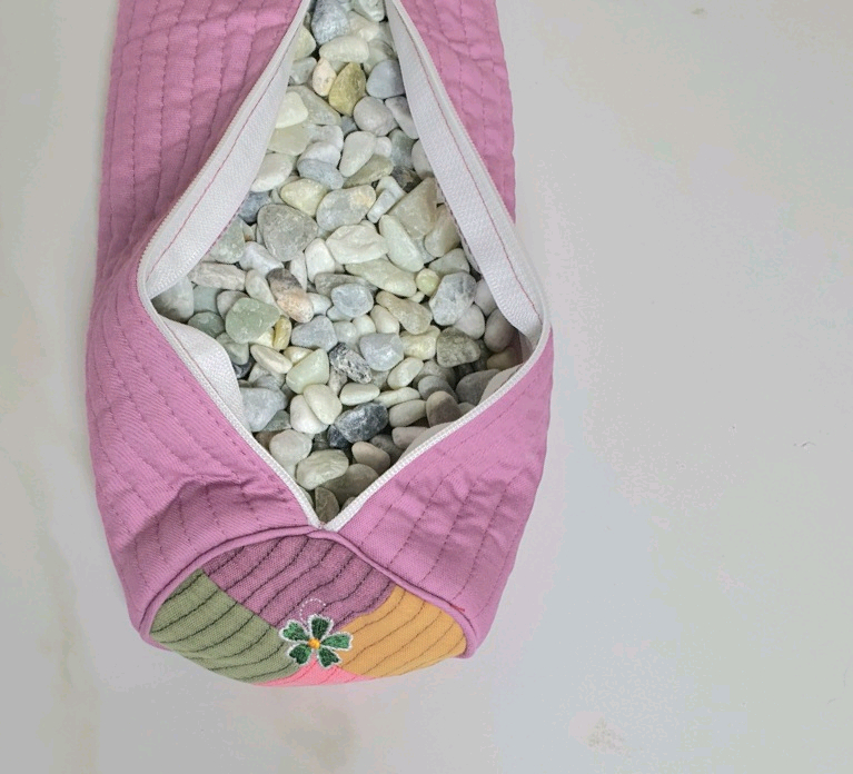 장수 옥돌 베개--1