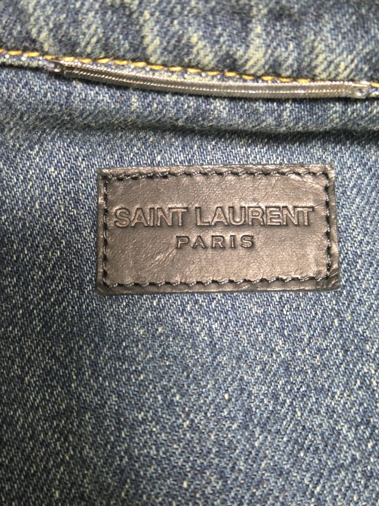 생로랑 데님 트러커 자켓 L사이즈 이미지