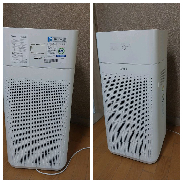 전후면 이중필터, 3방향 토출 공기청정기--1