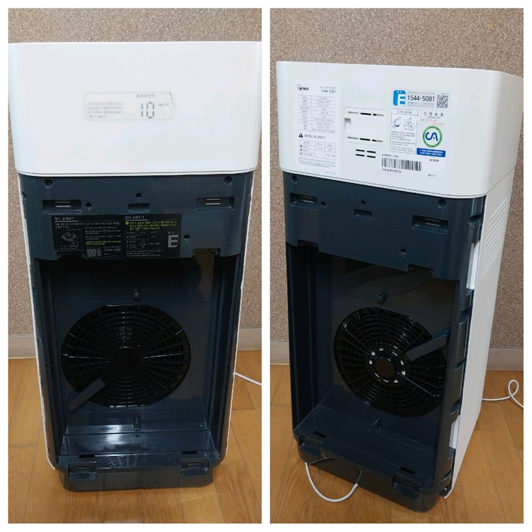 전후면 이중필터, 3방향 토출 공기청정기--2