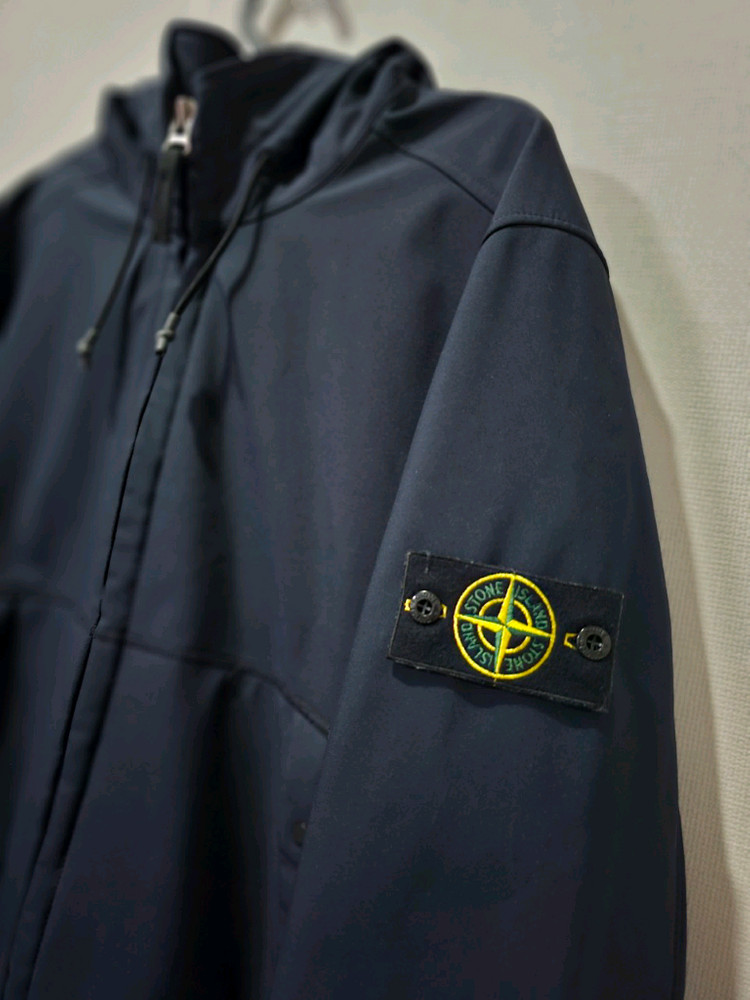 정품 20FW 스톤아일랜드 소프트쉘 와펜 후드 자켓 105 / XL 이미지