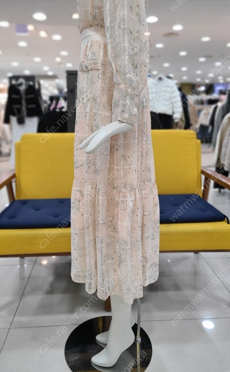 (새상품) 듀엘 쉬폰 원피스 55 오즈세컨 sjsj 시스템 레니본 샤틴 잇미샤 지컷 보브 시슬리--6