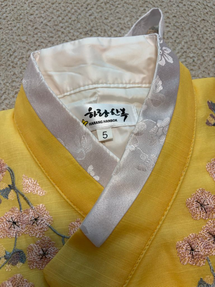 하랑한복 여아 한복 5호 2개 +속치마포함 쌍둥이 가능 이미지