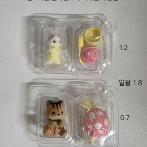 실바니안 요정의숲 블라인드백 미개봉 새상품 버섯 다람쥐 이미지