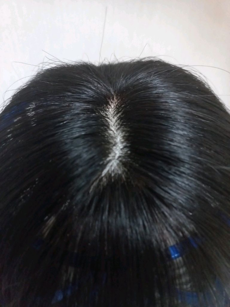 에이위그 인모 부분 가발/ 앞머리 가발 / 정수리 가발--3