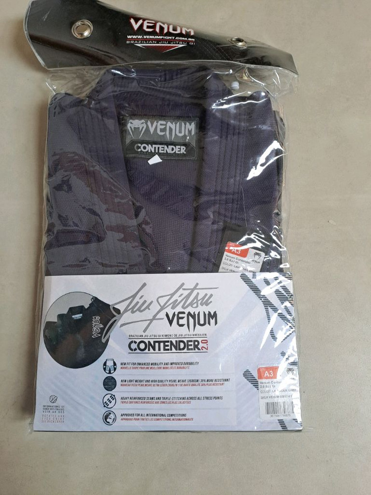 새상품) 베넘 컨텐더 2.0 주짓수 도복 라벤더 그레이 A3--2