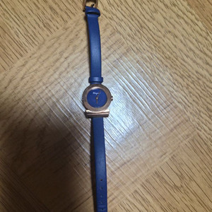 페라가모 여성 가죽 시계 블루