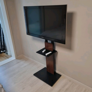 카멜마운트 FS65 TV 우드 디자인 스탠드 티비 거치대