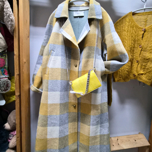 듀엘 핸드메이드 롱코트 .간절기봄코트