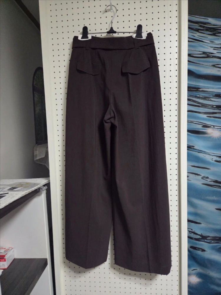 한섬 마인 mine 24ss 벨티드 와이드 팬츠 55--6