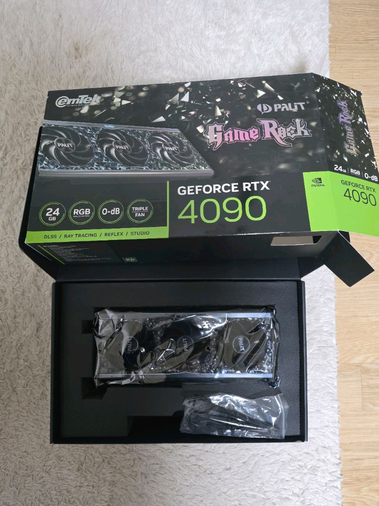 AMD EPYC 7571 듀얼 64코어 128스레드 램128G 4090블로어--6