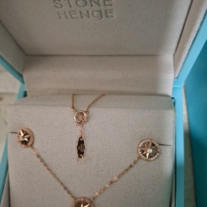 스톤헨지 14k 목걸이 귀걸이