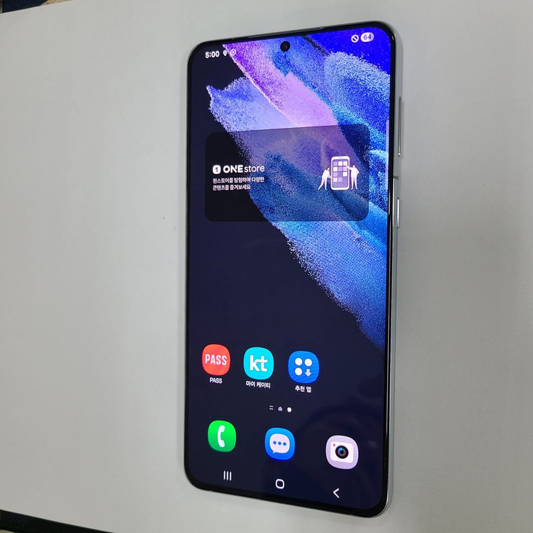 .갤럭시 S21플러스 실버 256G KT 무잔상 AA급 211981 이미지